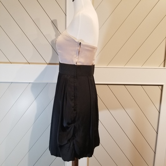 H&M Satin Sweetheart Bubble hem Dress - Picture 6 of 7